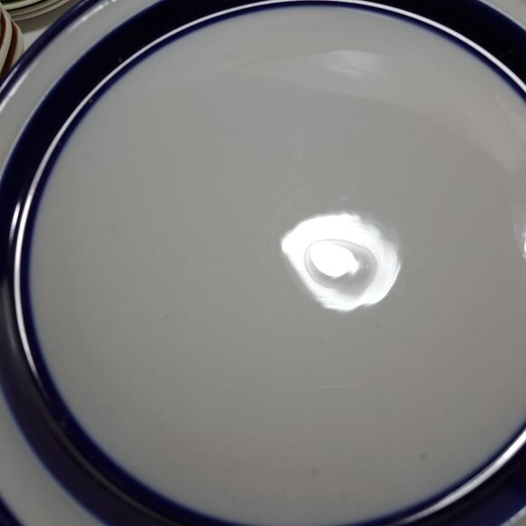 Noritake Prima stone Fjord Stoneware Dinner Plate Blue White Replacement - Picture 5 of 10